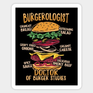 Hamburger Studies - Doctor of Burger Studies Design Magnet